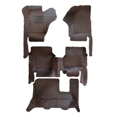 Auto Fußmatte für Audi Q7 2016–2025 4M, 2006–2015 4L 7seats Leder PU Automatten
