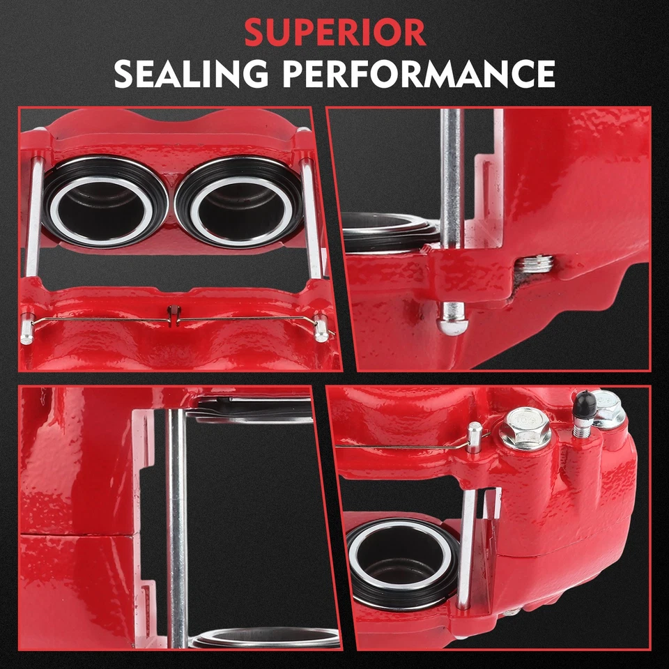 Par de pinzas de freno delanteras para Toyota Sequoia 2008-2015 Toyota Tundra 2007-2015 Foto 3 de 4