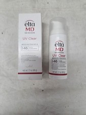 Elta MD UV Clear Broad Spectrum Facial Sunscreen SPF 46 1.7 oz EXP 05/27 NEW Box