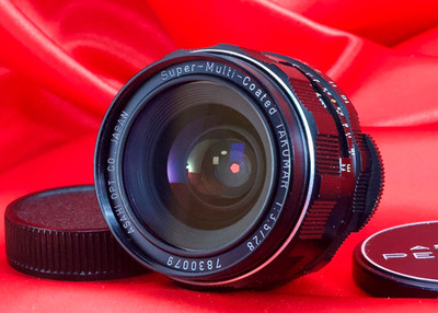 [N-NEUWERTIG] Asahi Pentax SMC Takumar 28mm f/3.5 Weitwinkel MF Objektiv...