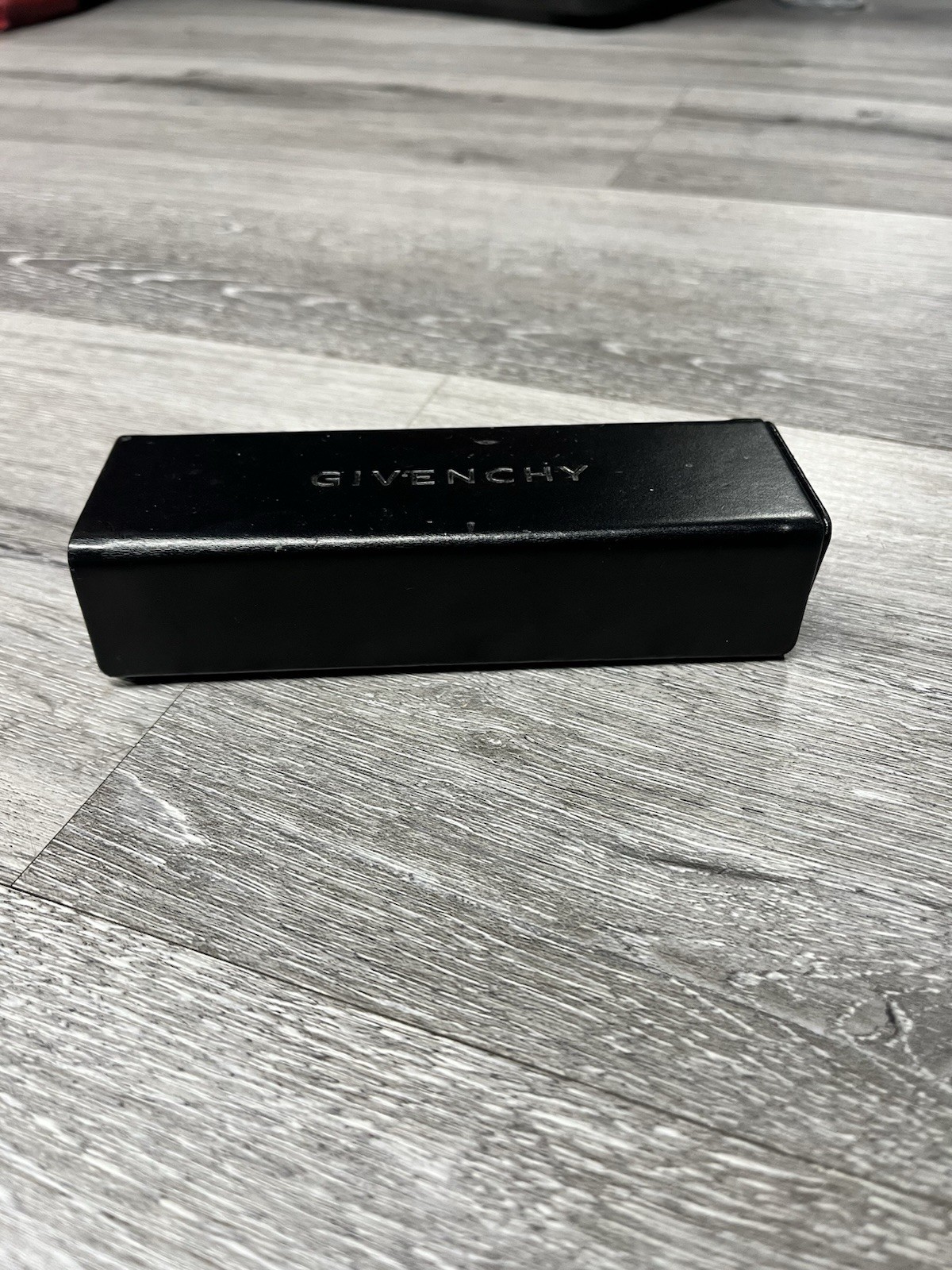 Givenchy Black Velour Lined Rectangle Sunglasses Eyeglasses Case thumbnail 2