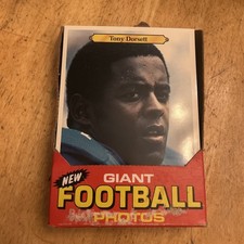 VINTAGE 1980 TOPPS GIANT FOOTBALL PHOTOS IN ORIGINAL BOX LOT OF 50 Bradshaw 