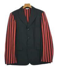 COMME des GARCONS HOMME PLUS Men's Tailored Jacket Black/Red Stripe M