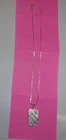 CREDIT SUISSE VINTAGE 10 g .999 FINE SILVER BAR W 925 MADE IN ITALY SILVER CHAIN