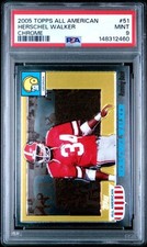 2005 Topps All American Ret. Edition Herschel Walker #51 Chrome /555 PSA 9 POP 1