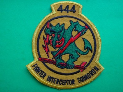 USAF Air Force 444th Fighter Interceptor Squadron Patch