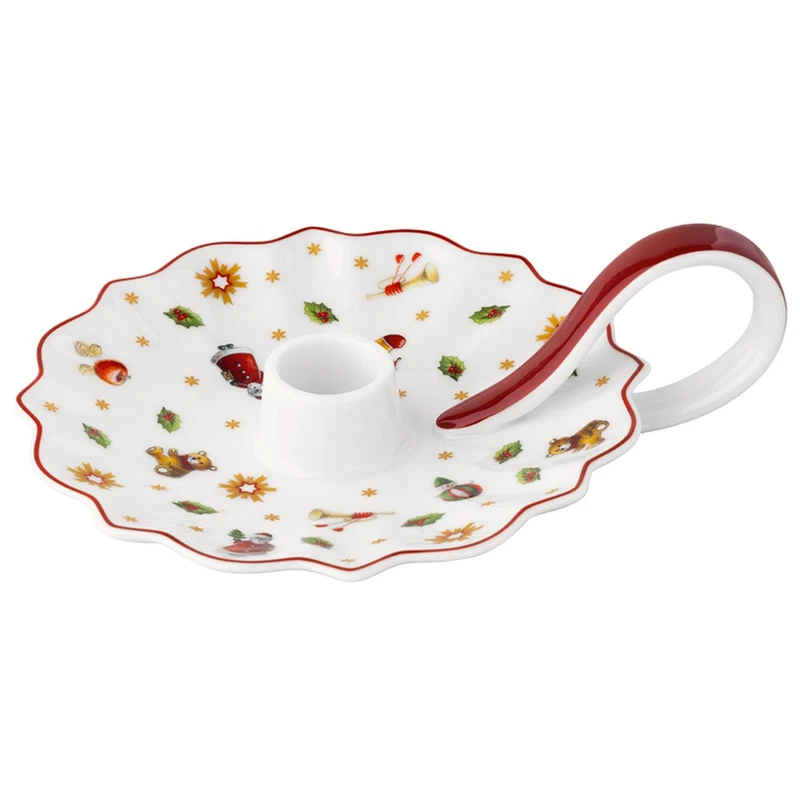 Portacandela a Bugia Natale Candeliere Maniglia Villeroy & Boch Toy's Delight