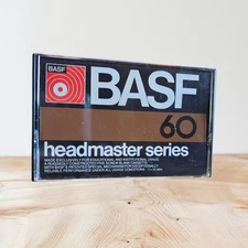 BASF Headmaster Series 60 Blank Cassette Tape Made In USA New