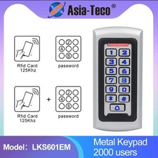 Outdoor Access Control Backlit Keypad RFID Reader Password Security Door Entry