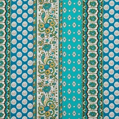 SOULEIADO Bande Provencal Cotton Fabric Stripe Provence W110cm sold per 50cm