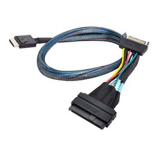Oculink SFF-8611 to U.2 U.3 SFF-8639 NVME PCIe PCI-Express SSD Cable for Main...