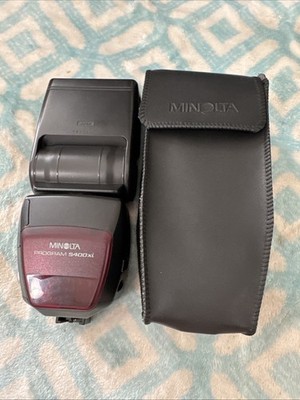 Minolta Maxxum 5400Xi program flash. W~ Case !! Very Good