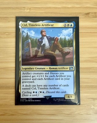 Magic the Gathering: Cid, Timeless Artificer (0412) Final Fantasy Regular NM