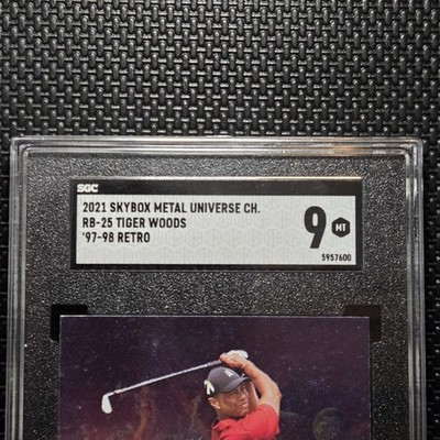 2021 SKYBOX METAL UNIVERSE CHAMPIONS TIGER WOODS 1997-98 RETRO #RB