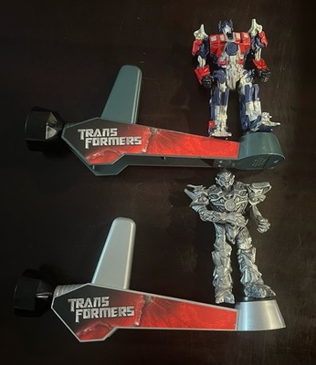 Robot Fighters OPTIMUS PRIME + MEGATRON Transformers Movie complete Hasbro 2007