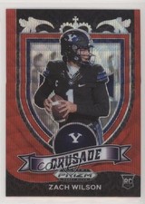 2021 Panini Prizm Draft Picks Crusade Ruby Wave Prizm Zach Wilson #168 0h3x