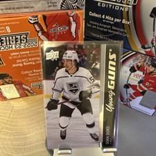 Upper Deck Extended Series 2021-22 Young Guns Sean Durzi #724 Rookie Kings Card. rookie card picture