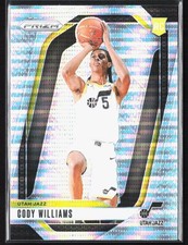 2024-25 Panini Prizm Cody Williams Pulsar Rookie Card #232 Utah Jazz
