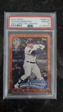 2024 Topps Baseball Jasson Dominguez 1989 Topps Orange Foil RC /25 PSA 10