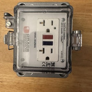 Grace Engineered Products ExinPlex Interface GFCI Inside Outside Outlet H-RFO-K3