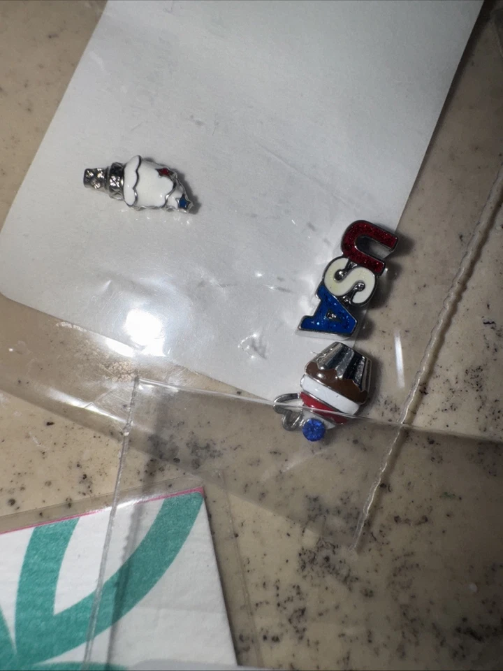 Origami Owl Aleatorio - Dijes Flotantes, Cristales de Swarovski, Collar + ¡Más! Foto 3 de 4