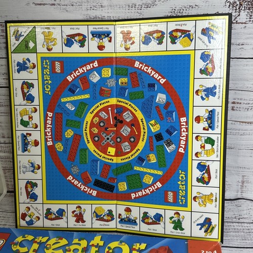Vintage Lego Creator 1999 Rose Art The Race To Build It Board Game - Picture 11 of 11
