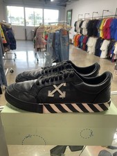 Off-White Vulcanized Low White Black for sale | eBay