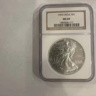 1993 American Silver Eagle - NGC MS69 Brown Label- Key Date