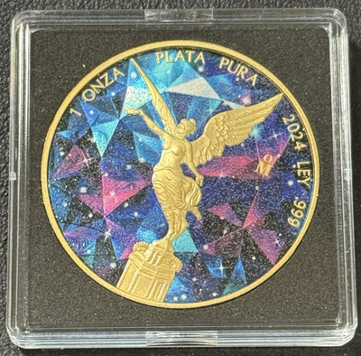 2024 1 Oz .999 Silver Mexico Libertad Rarest Precious Stones