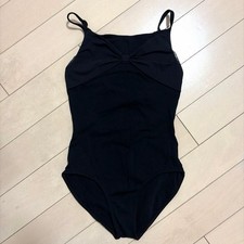 Chacott Ballet Leotard Black Mesh Backline 150-155cm