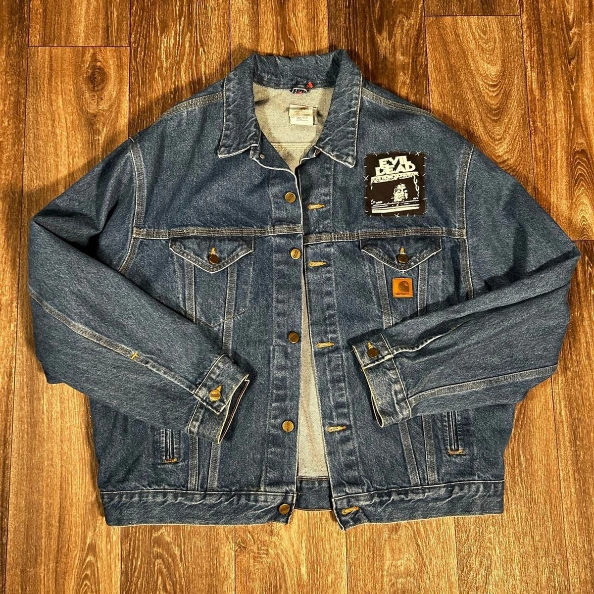 carhartt denim jean jacket products for sale | eBay