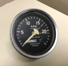 Tachometer Rpm X 100000 Engine Hours Gauge Unbranded 569cme4