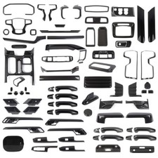 For 2022 Chevy Silverado Carbon Fiber Interior Dashboard Trims Accessories Kit