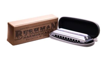 Bushman John Lee ''Steelie'' JDR Assassin Harmonica Aluminum Comb US Warranty