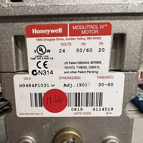 1PC Honeywell M9484F1031 Servo actuator New M9484F 1031 Expedited Shipping - Picture 4 of 4