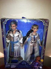 Disney Wish 2-Doll Set, King Magnifico Queen Amaya Fashion Doll ship any country