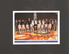 connecticut sun team  2005 wnba base card,mike thibault coach #52