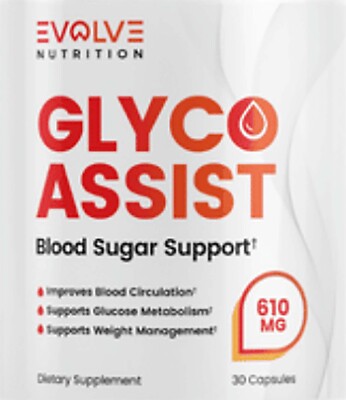 Glyco Assist Blood Health Support Supplement Genuine GlycoAssist 30 Capsules
