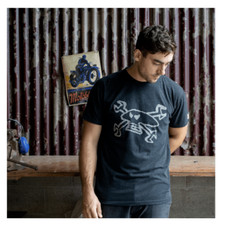 Red Torpedo Guy Martin Spannerskull 21 T-Shirt Anthracite MENS