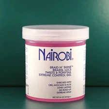 nairobi braid N” Shine 16 Oz-free shipping-extreme control gel
