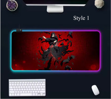 Anime Naruto RGB Gaming Mouse Pad LED Desk Mat - Multiple Sizes - PC Setup