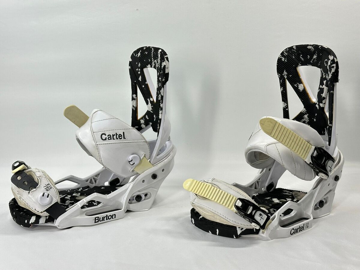 Size S (6-8) Burton Cartel EST Mens Snowboard Bindings #360 Size S (6-8) Burton Cartel EST Mens Snowboard Bindings #360