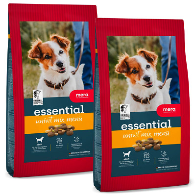 MERA Dog 25kg (2x12,5kg) Essential Univit Kroketten Hundefutter Trockenfutter