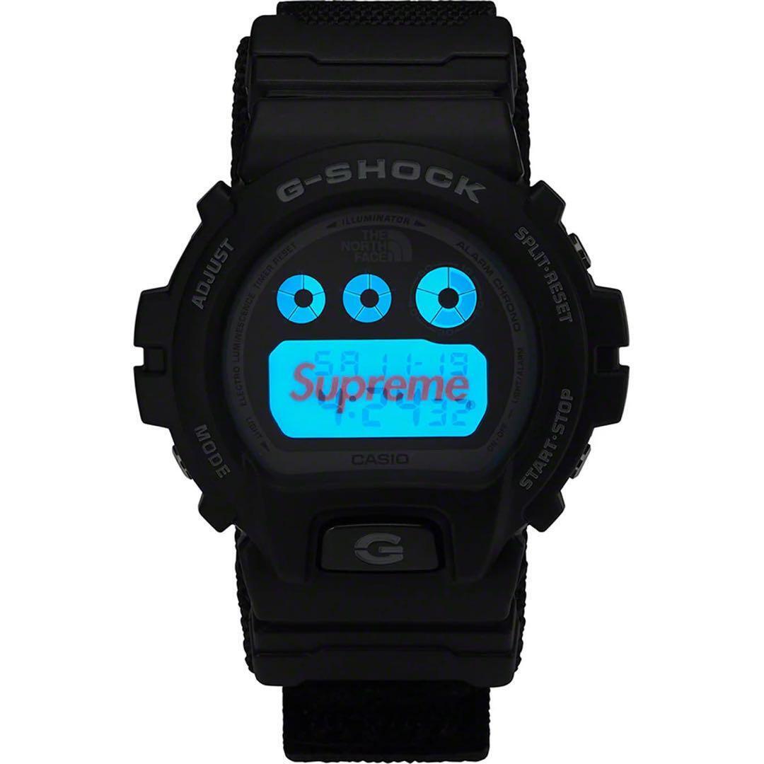 Supreme The North Face G-SHOCK Watch Black White Yellow Brand New