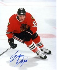 Eric Daze  Autographed 8x10 Chicago Blackhawks   # S280