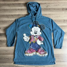 VTG Mickey Mouse Hoodie Mens Small Jerry Leigh Disney Hip Hop 1980s Made in USA