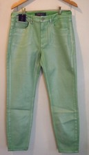 Ralph Lauren Purple Label 400 Matchstick Foiled Skinny Jeans NWT 28 990 Green