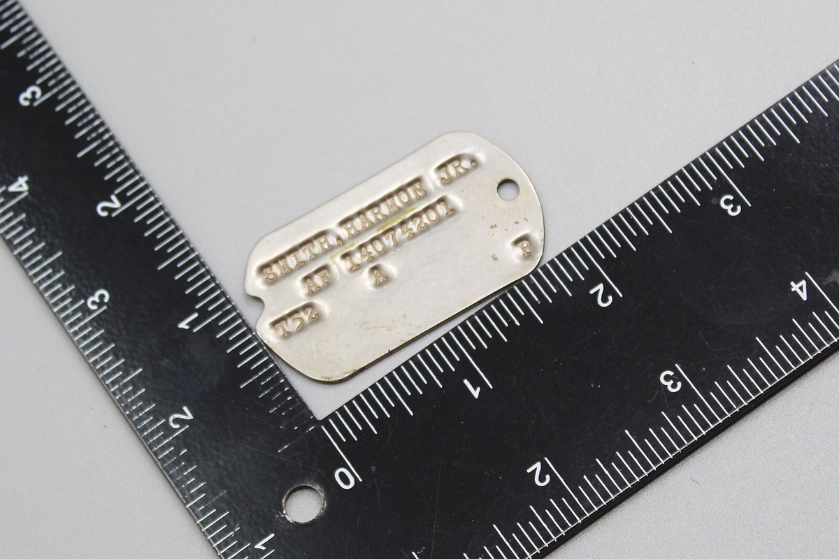 US Air Force (AF) Id Tag (Dog Tag) . FLU3489 | eBay