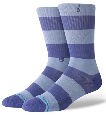 Stance Stacked Up Crew Socken Indigo | Größe L - 43-47
