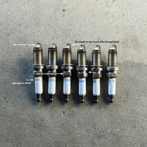 6 NEW OEM Performance Spark Plugs - LZFR6AP11GS / 12120037663